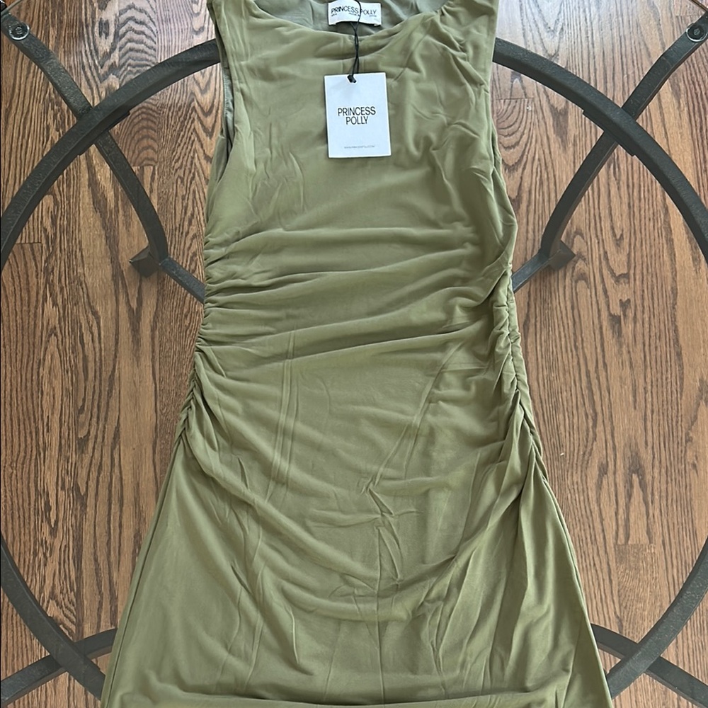 Princess Polly Olive Green Midi Dress